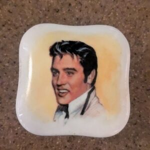 Elvis Presley Ceramic Trinket Music Box